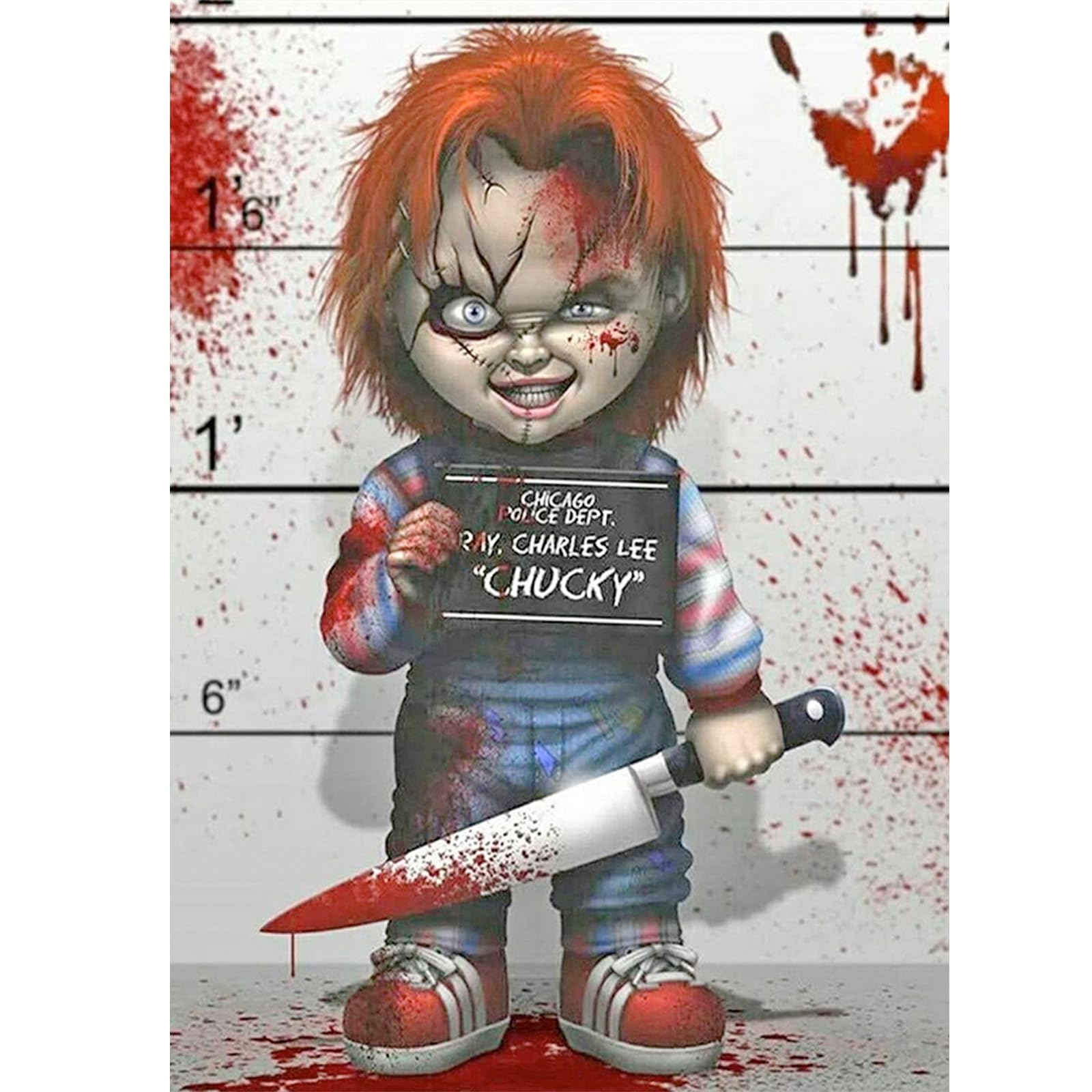 Ginfonr 5D Diamond Art Painting Halloween Kit Completo, Diamante Pittura Kürbis Con Kit Numerici Pittura Per Trapano Completa Con Decorazioni Da