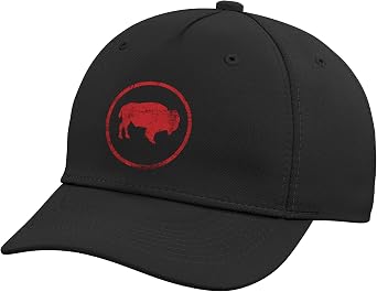 Vintage Retro Bison American Buffalo Minimalist Adjustable Printed Baseball Hat