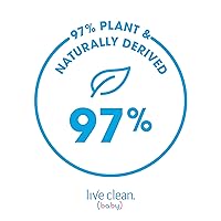 Vista 3 de Live Clean Champú y lavado orgánico ecológico para bebés 25.4 fl oz (25 fl oz)