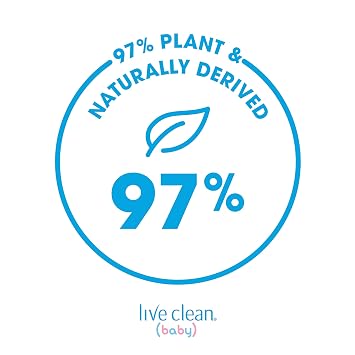 Live Clean Baby TEARLESS SHAMPOO & WASH Organic Eco Friendly 750 ml (25 fl oz)