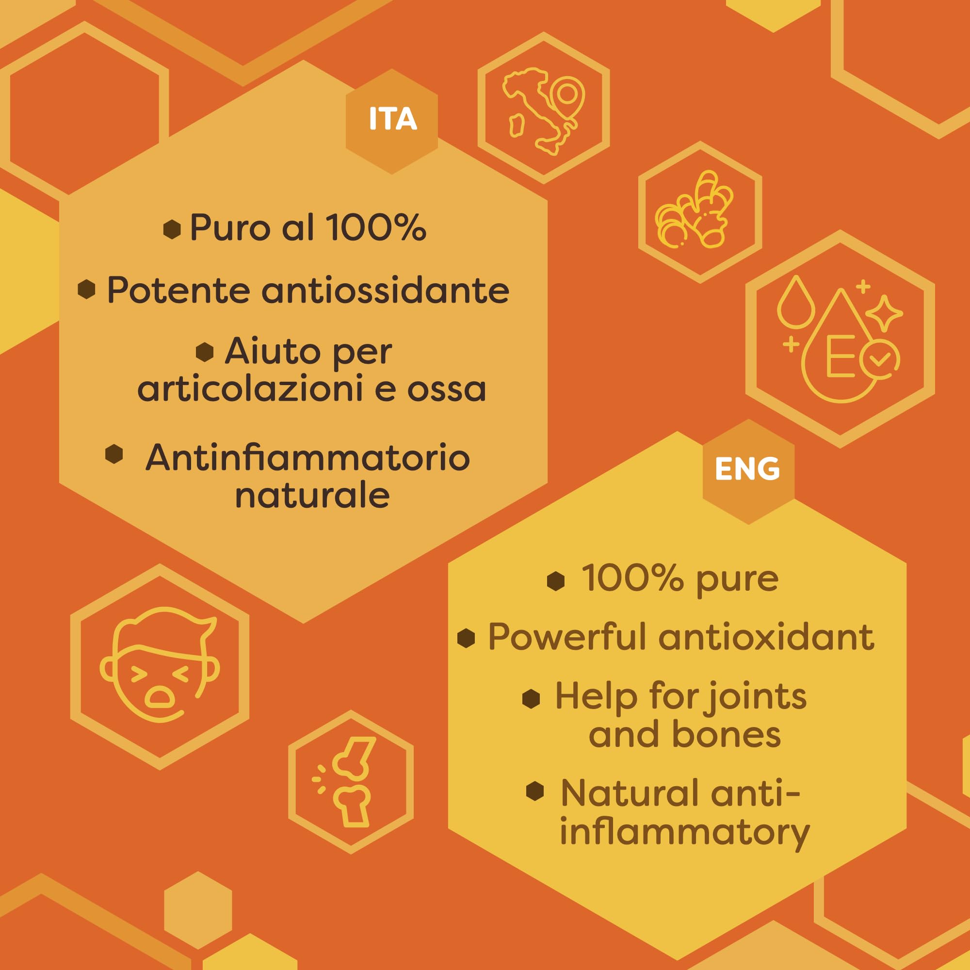 ERBOTECH Curcuma BIO in Capsule, Confezione da 100g, circa 140 Capsule, 100% Pura e Biologica, Concentrata e Senza Addittivi, Integratore Alimentare Naturale, Vegan