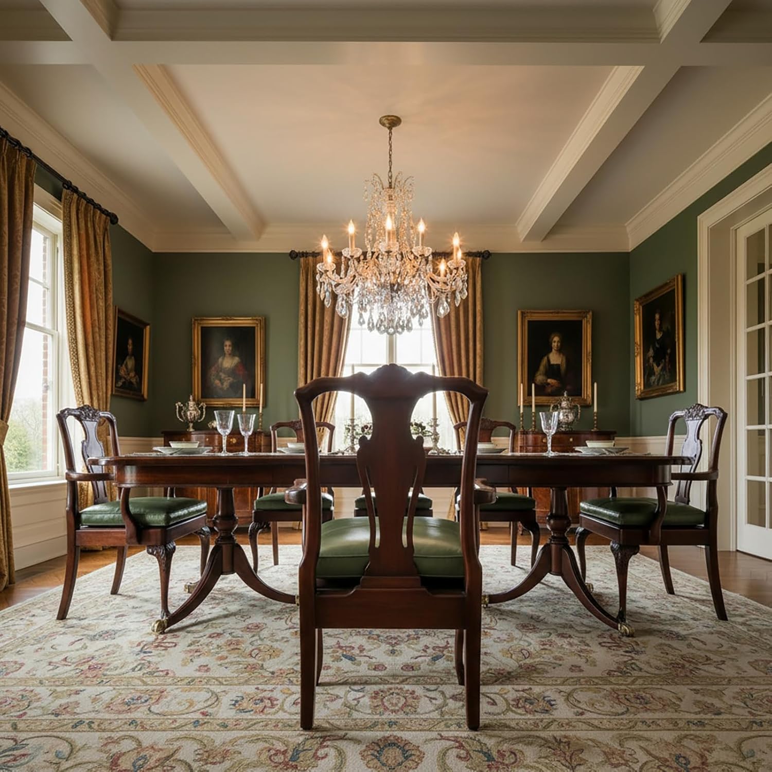 CORRIDOR SquareGenuine Leather Seat Cushion - Perfect for Restaurant Chair or Bench Leather - Easy Care Non-Slip Seat Cushion - Hand Made - Soft Feathers Fill (18" x 18" x 2")