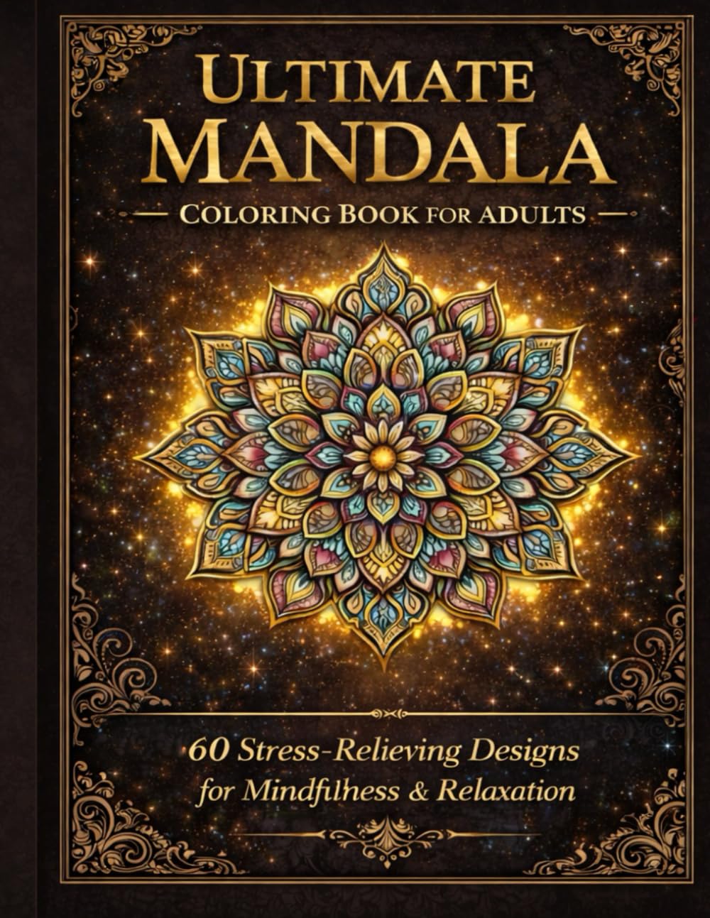 Ultimate Mandala Coloring Book for Adults: 60 Stress-Relieving Designs for Mindfulness & Relaxation