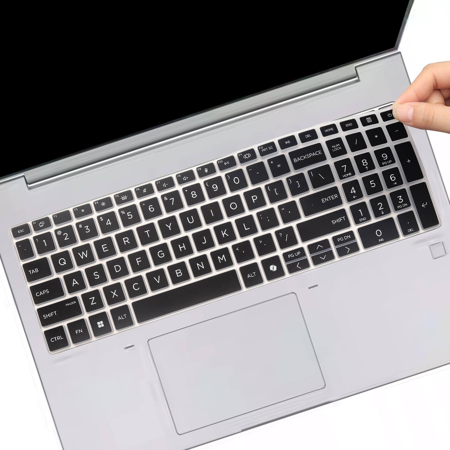 Keyboard Cover for 2026 2025 HP ZBook Fury G1i 16 / HP EliteBook 6 GLI Gla 16" /EliteBook 8 GLI Gla 16 inch Laptop Accessories Protective Keyboard Cover Skin US Layout-Black