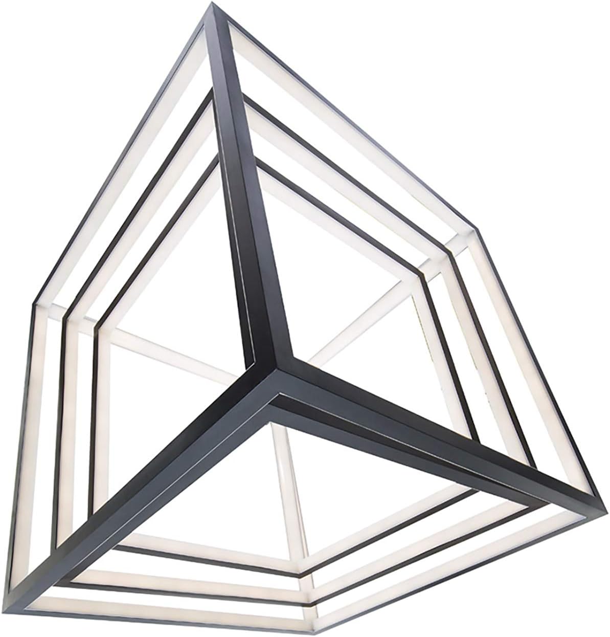 WAC Lighting dweLED, Atlas 30in LED Articulating Chandelier in 3500K Black