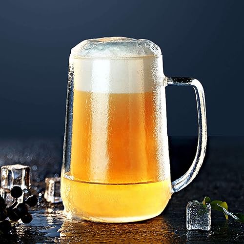 Miniatura 6 de Unmbo Simple Double-Layer Glass Creative Glass Drinking Utensils For Cold Drinks Cola Beer Beverages JuicesDelicate Glass Gift-300ml-transparent