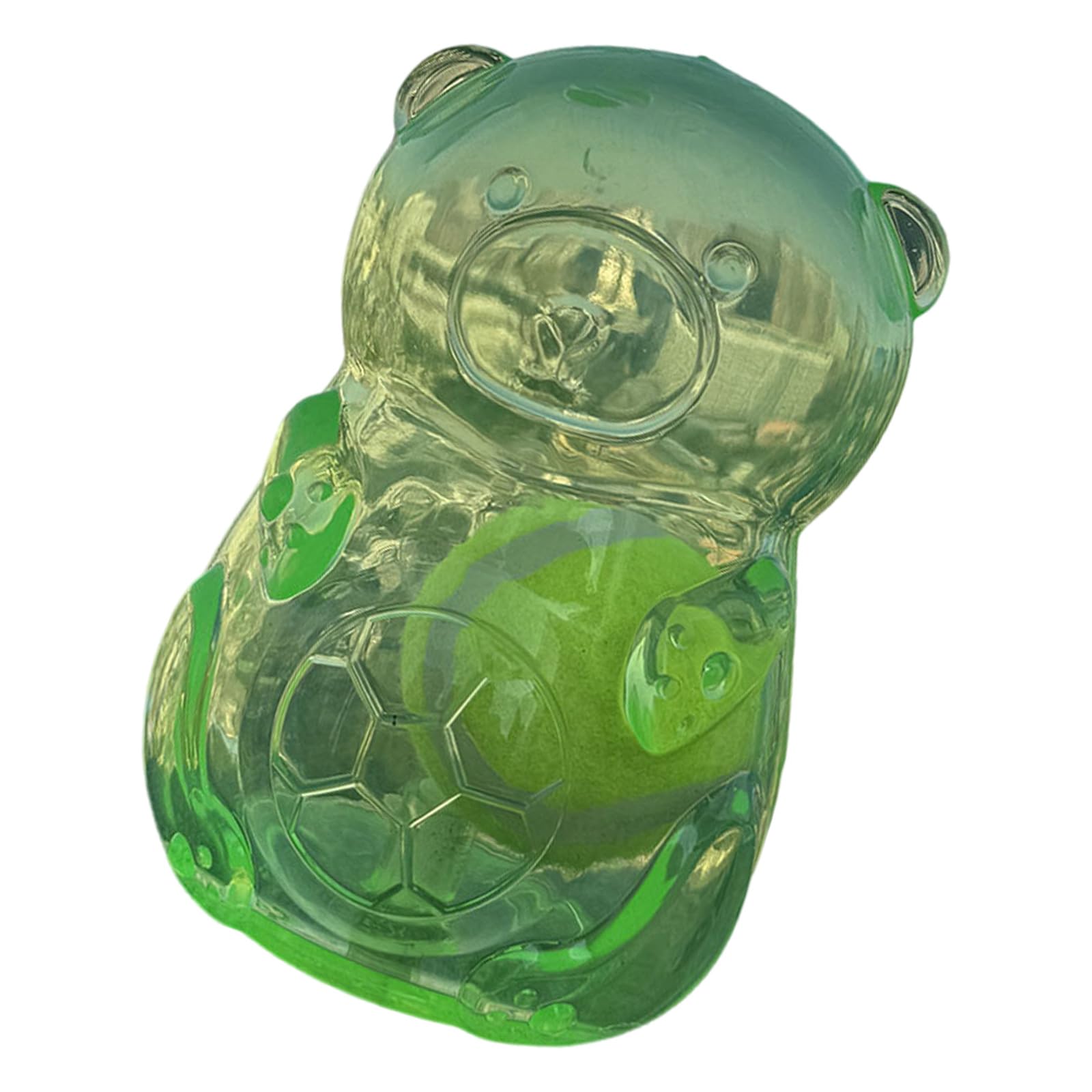 MICFENY Interaction Dog Chewing Toy Ball Safe Teething Biting Treats Toy Soft Bear Toy For Various Breeds Dog Entertain Toy