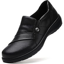 QAE Loafers for Women Orthopedic Shoes Comfortable Slip-Ons Work Flats Womens Business Casual Dress Penny Loafers
