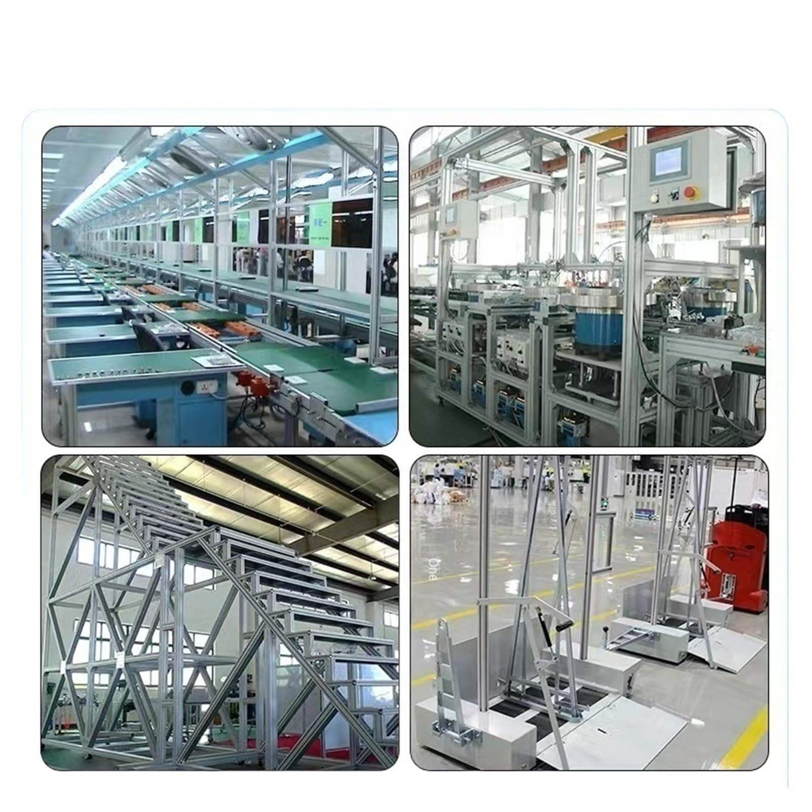 GTPBAO Telaio angolare in alluminio anodizzato 2020R, spessore della parete 18 mm, telaio piccolo for banco da lavoro fai da te Binario estruso(Sliver,800mm long)