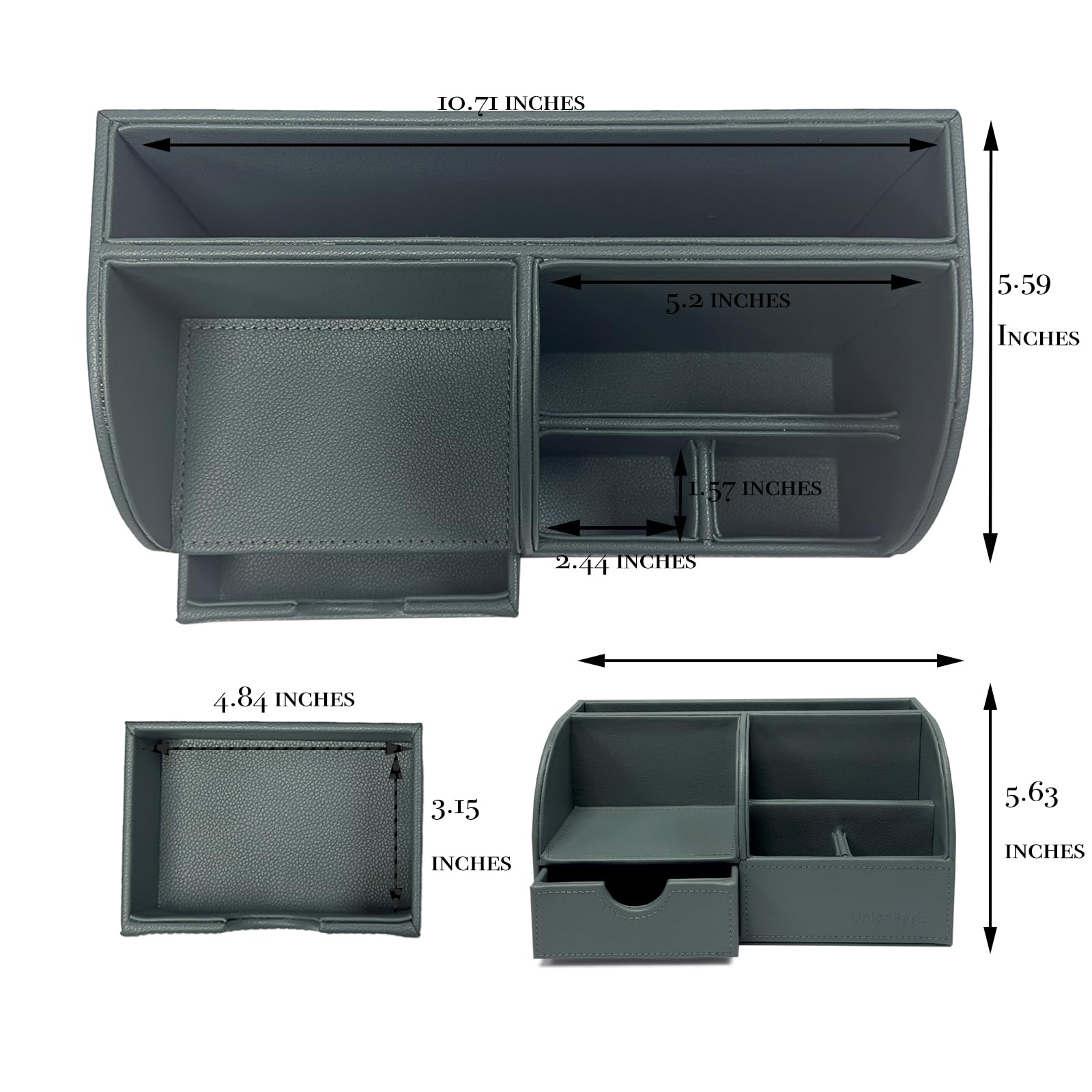 OUTWOLF Organizador De Escritorio Con 2 Soportes Verticales Para Archivadores, Bandeja De Papel De Malla Con Estantes De 5 Niveles Para Escritorio