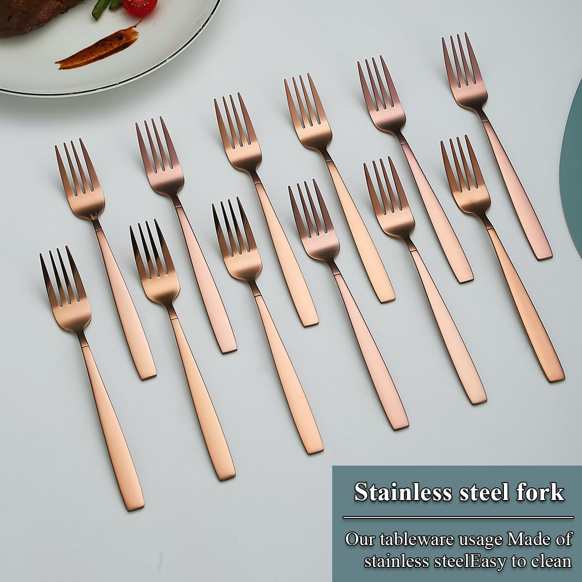 Set Di 12 Forchette Da Tavola In Acciaio Inox Berglander - Moderno, Lucido, Lavabile In Lavastoviglie - Foto 10