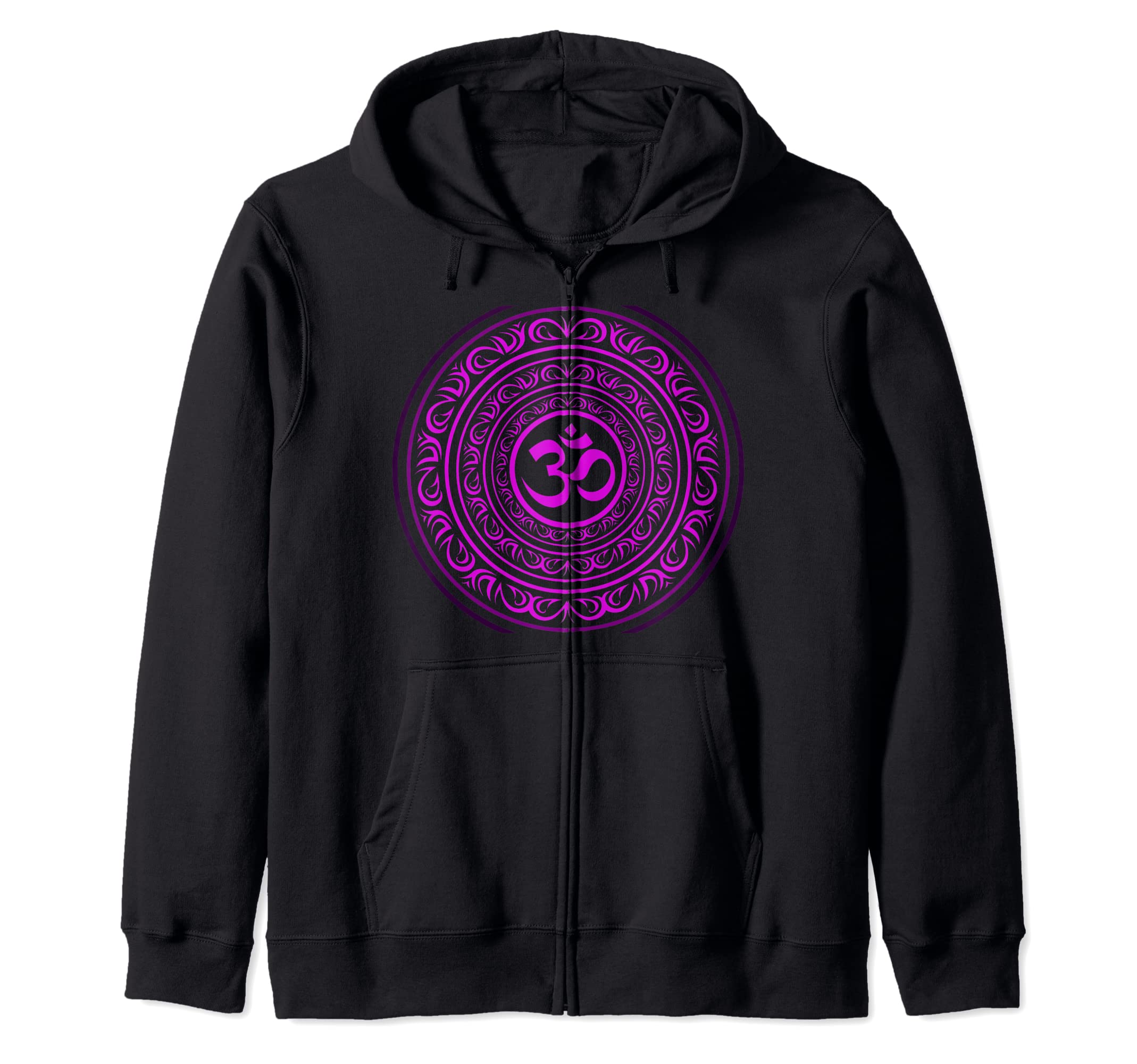 Yoga Mandala Zip Hoodie