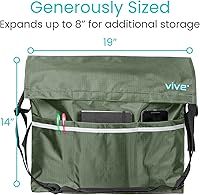 Vista 88 de Bolsa para silla de ruedas, Floral púrpura