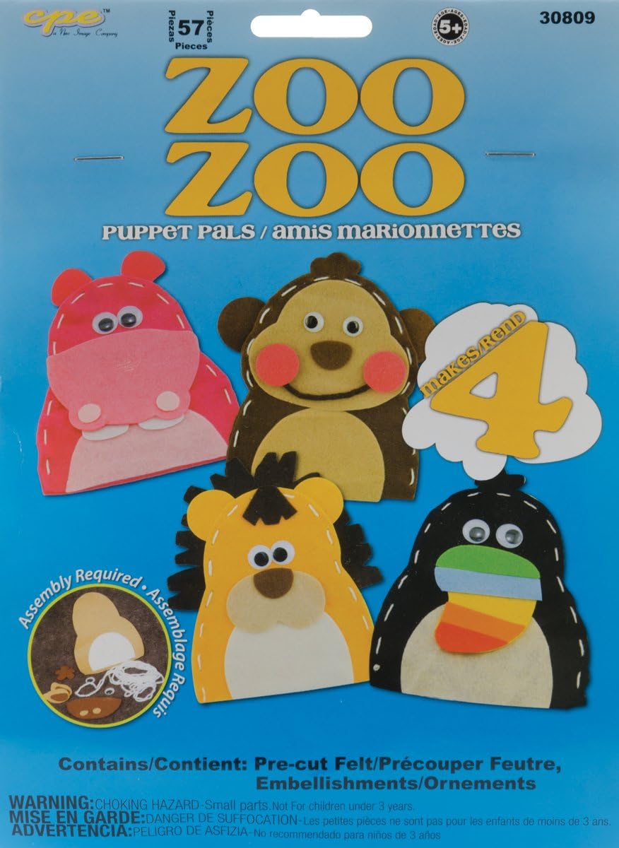 Value Felt Puppet KitZoo Pals Amazon.es Hogar y cocina