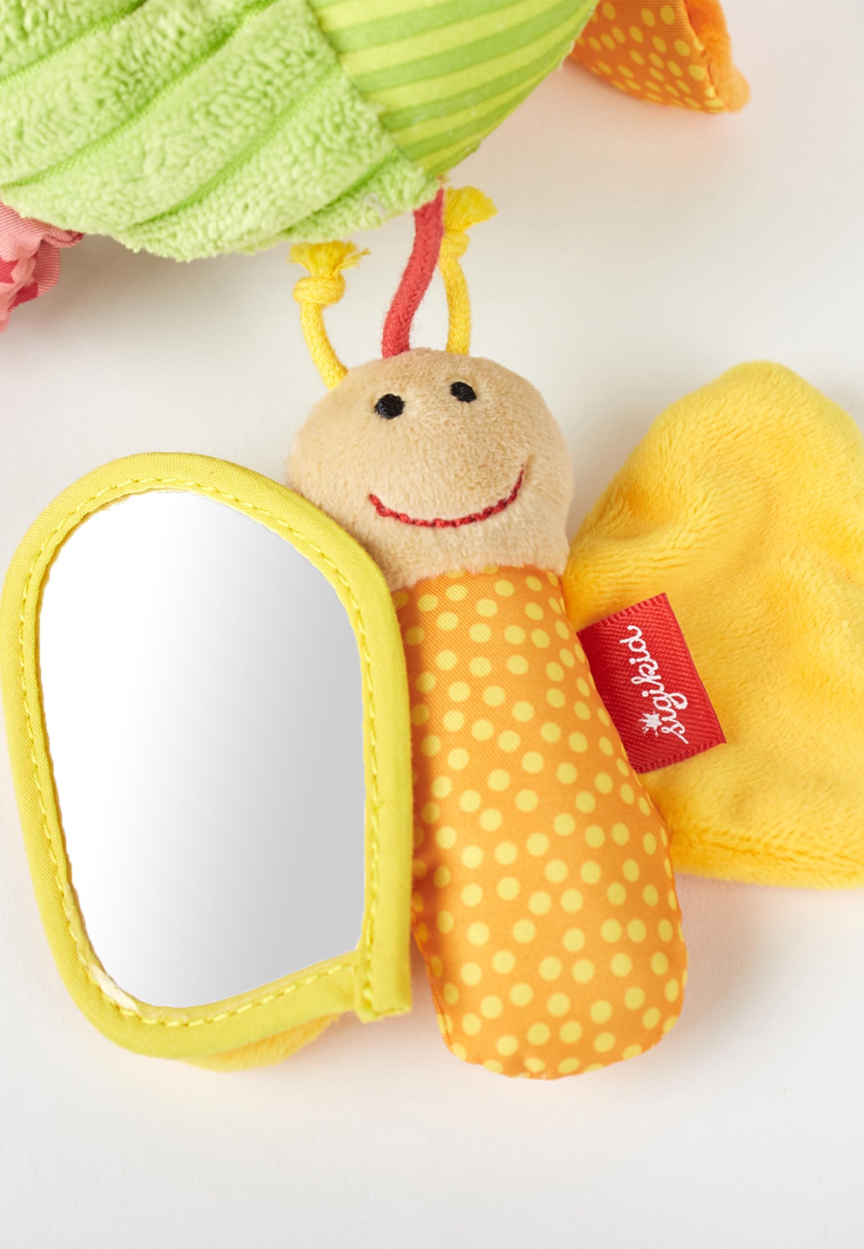 SIGIKID 42249 - Espiral activa con forma de mariposa para bebé, juguete recomendado desde el nacimiento, multicolor