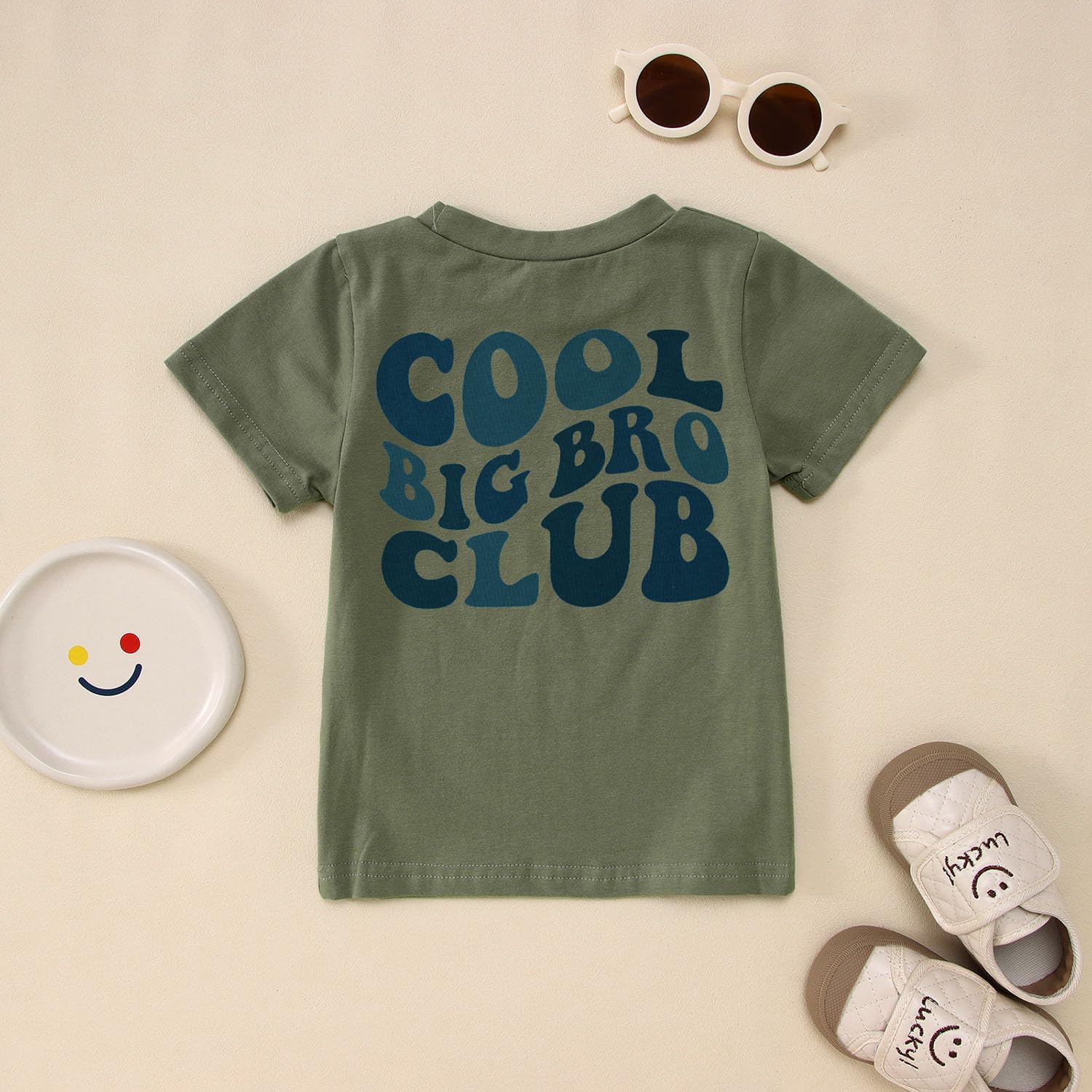 SOFEON Big Brother Shirt Toddler Baby Boy Cool Bro Club T-Shirt Sibling Announcement Shirt Summer Short Sleeve Tees Tops - Image 5