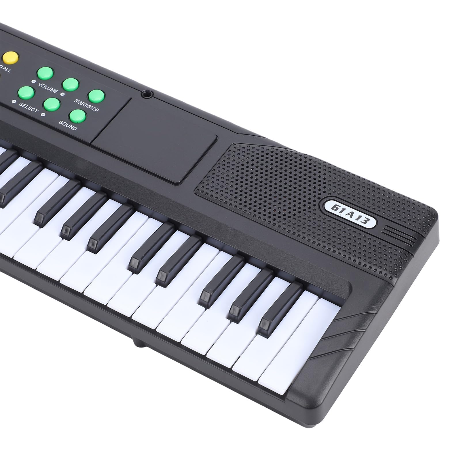 Klawiatura dla Początkujących Piano 61-klawiszowa Klawiatura Elektroniczna, z Mikrofonem i funkcją Odtwarzania, System Nauki Przyjazny dla Początkujących, Umożliwiający Szybkie Granie Utworów,