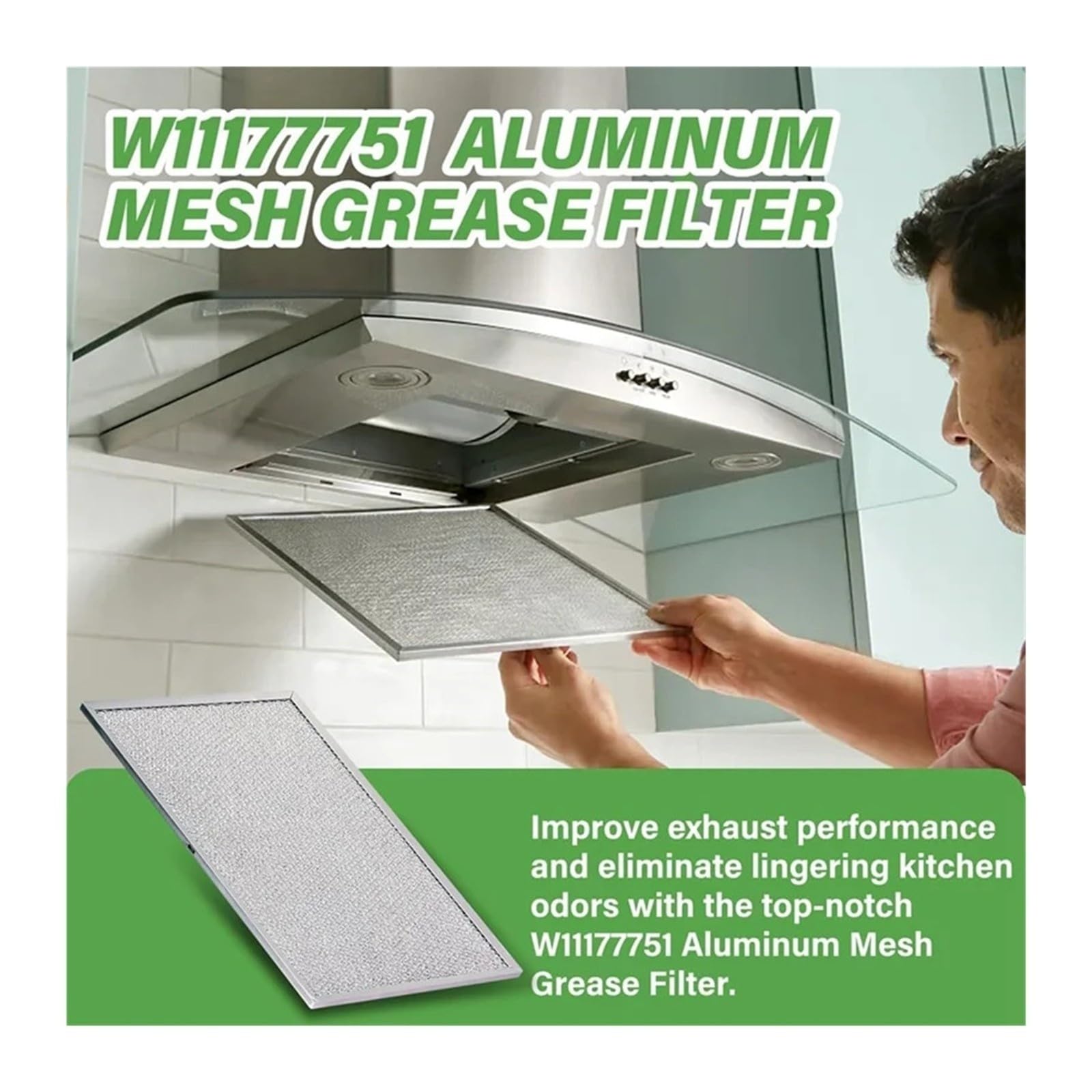 Filtro De Campana Extractora, Compatible Con Whirlpool