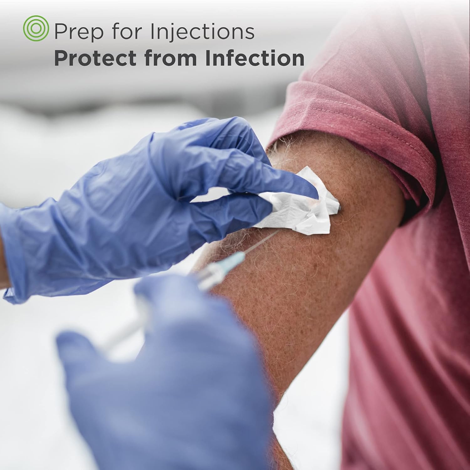 🛒 Flash Sale Care Touch Alcohol Prep Pads, Medium 2-Ply - 400 Wipes