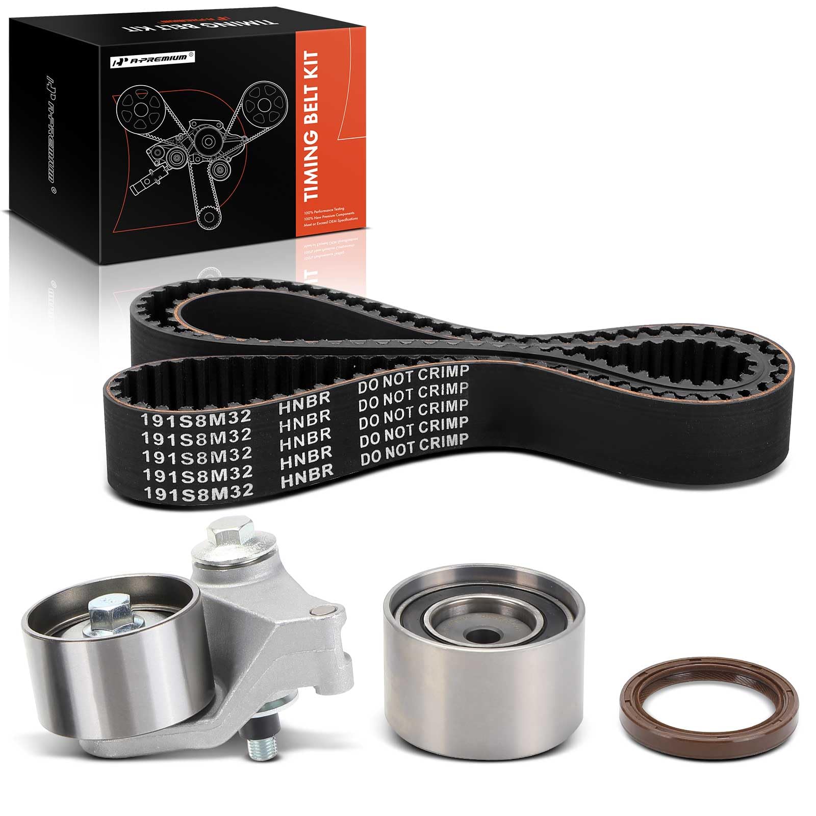 A-Premium Kit de correa de distribución del motor compatible con Honda, Acura e Isuzu | Passport 1998-2002, SLX 1998-1999, Amigo 1998-2000, Axiom 2002-2003, Rodeo 1998-2004, Rodeo Sport, Trooper, VehiCROSS
