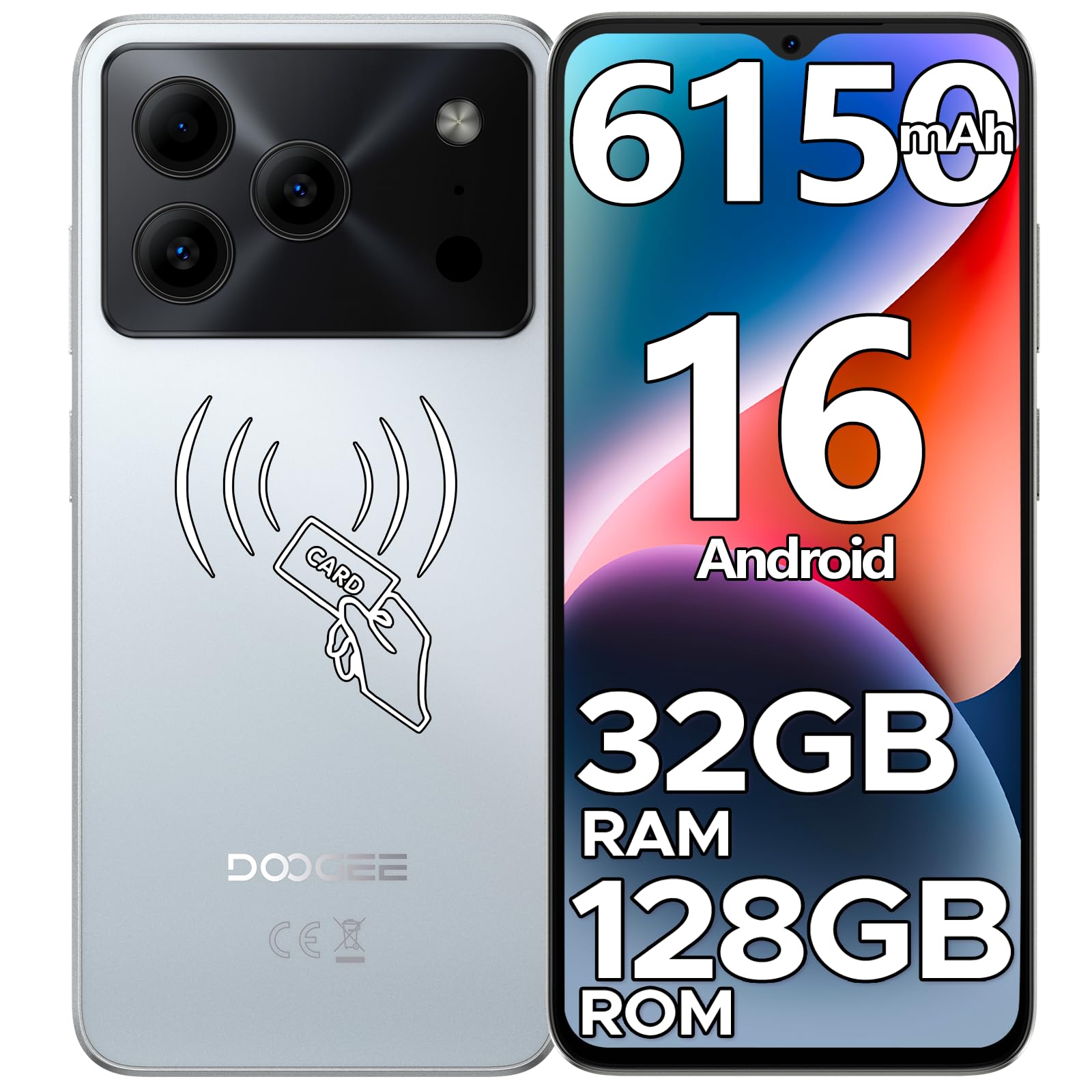 【Android16 スマホ 初登場】Note56 Pro Android 16 スマホ 90Hz 6.56 インチ HD+大画面 スマートフォン 32GB+128GB 2TB拡張 simフリー スマホ 本体 13MP AIカメラ/6150mAh大容量バッテリー/顔認証/1612*720 解像度/NFC/GPS/OTG/4G デュアルSIM/技術適合認証 携帯電話 一年保証