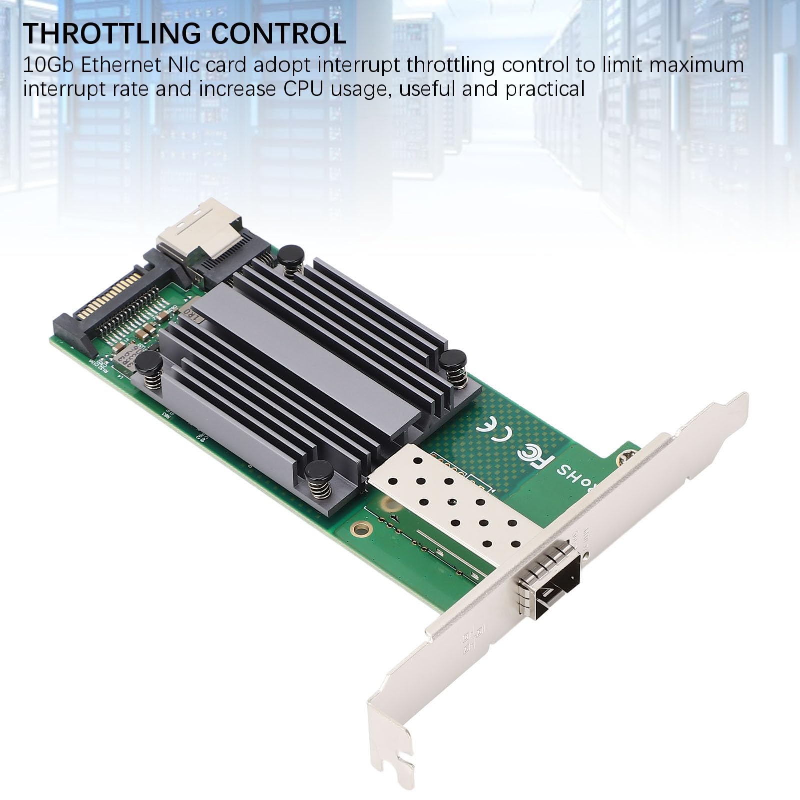 10 GB Singolo SFP+ Scheda di Rete Ethernet M.2 a 10 GB B+ M Chiave 82599en -1 Single SFP+ Server di Controllo Industriale Scheda NIC per Winds 7/8/10