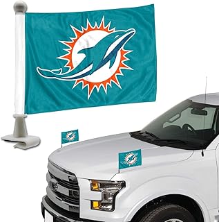 FANMATS ProMark NFL Miami Dolphins Flag Set 2~Piece Ambassador Style  Team Color - Compare price