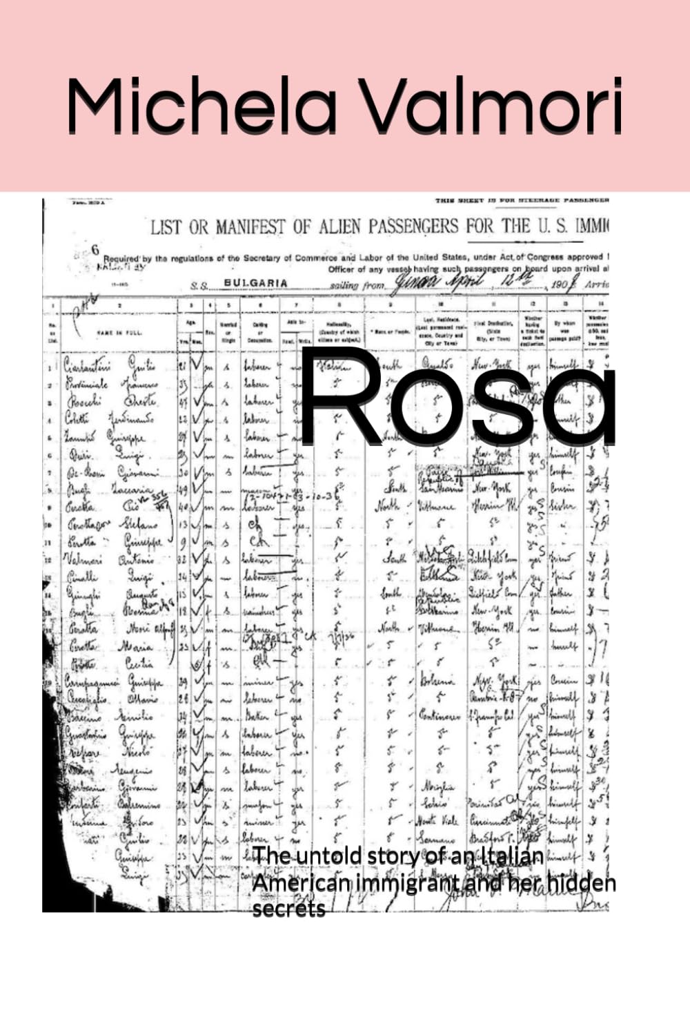 Rosa: The untold story of an Italian American immigrant and her hidden secrets