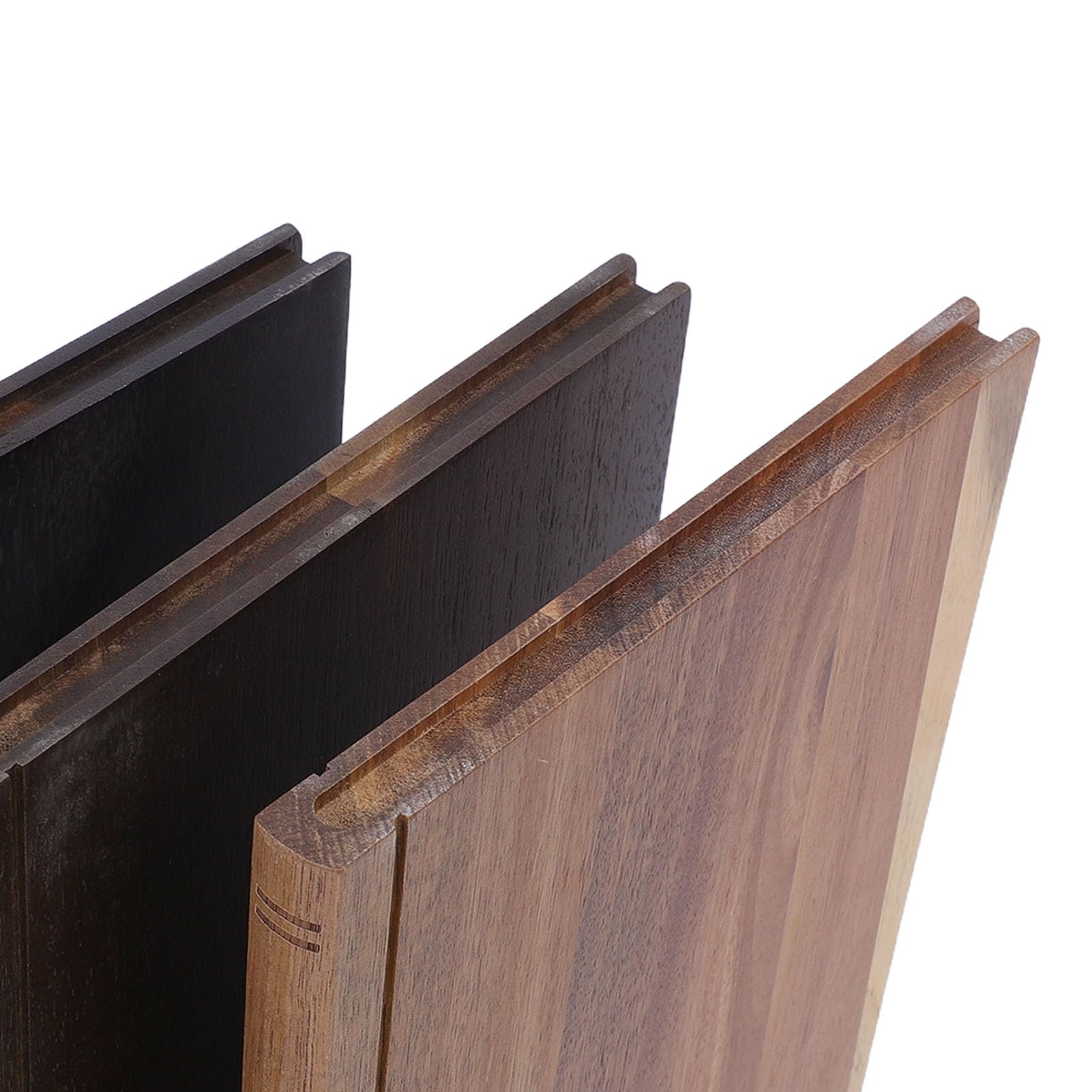 Denash 3-teiliges Buch-Schneidebrett-Set, Dekorative Holz-Schneidebretter in Buchform mit Präsentationsständer, Küchenbrett für Obst, Gemüse und Wurstwaren