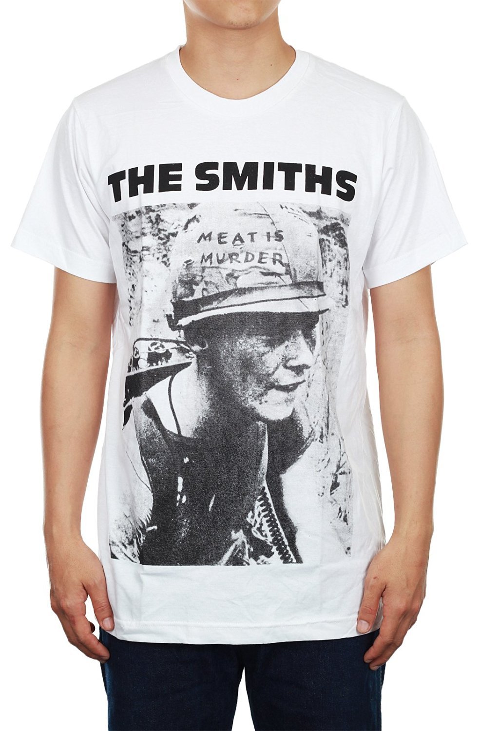 The Smiths Meat is Murder New White Rock Music T-Shirt