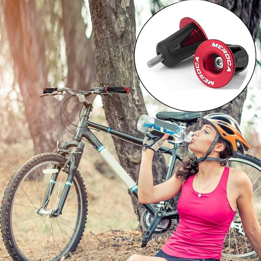New 1 Pcs LED Bicycle Bike Light Handlebar End Caps Handlebars 3 Modes Plugs Blinker Warning