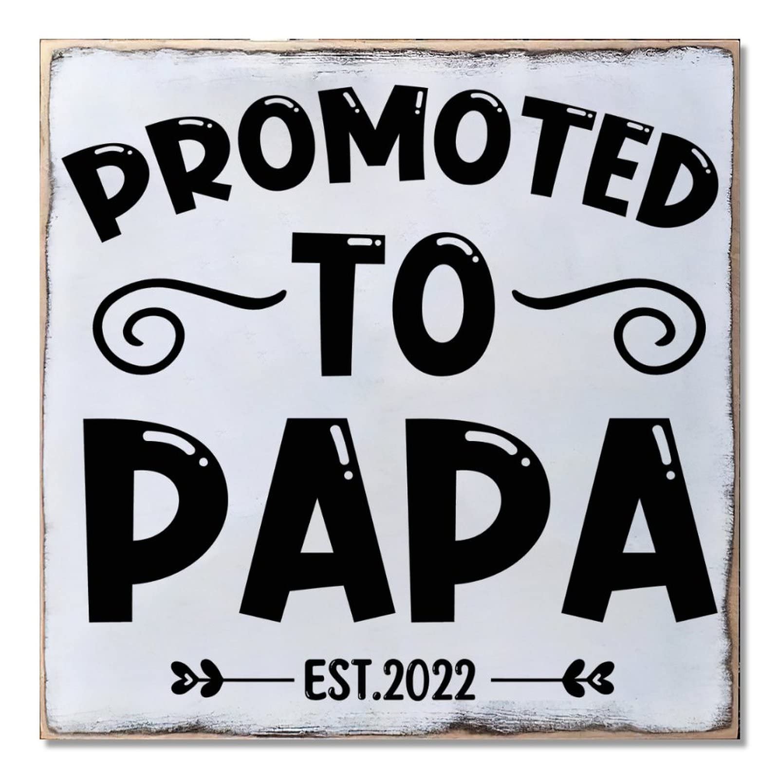 Panneau bois Merry Christmas Papa pour suspension murale sur porte ou mur