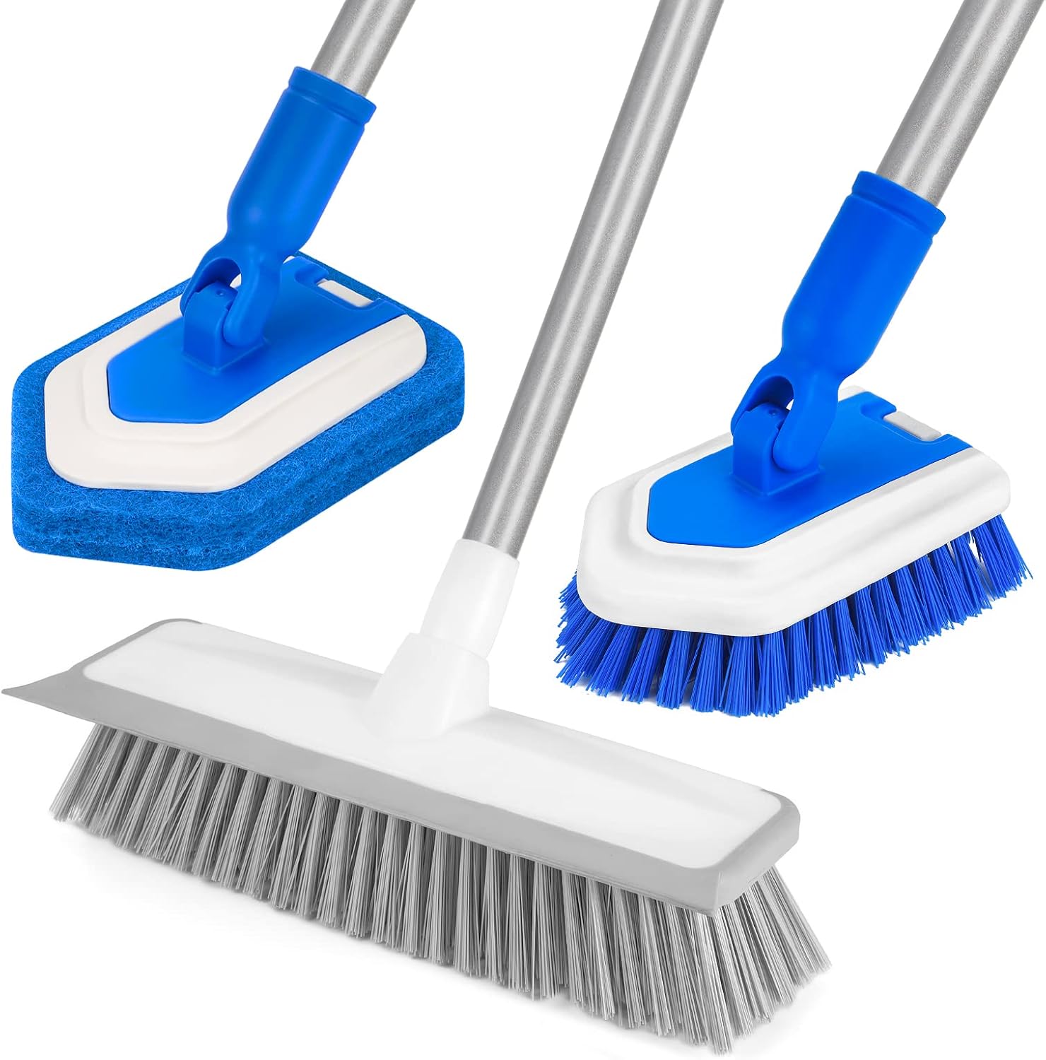 Lalafancy Tub Tile Scrubber Brush, 2 in 1 Shower Cleaning