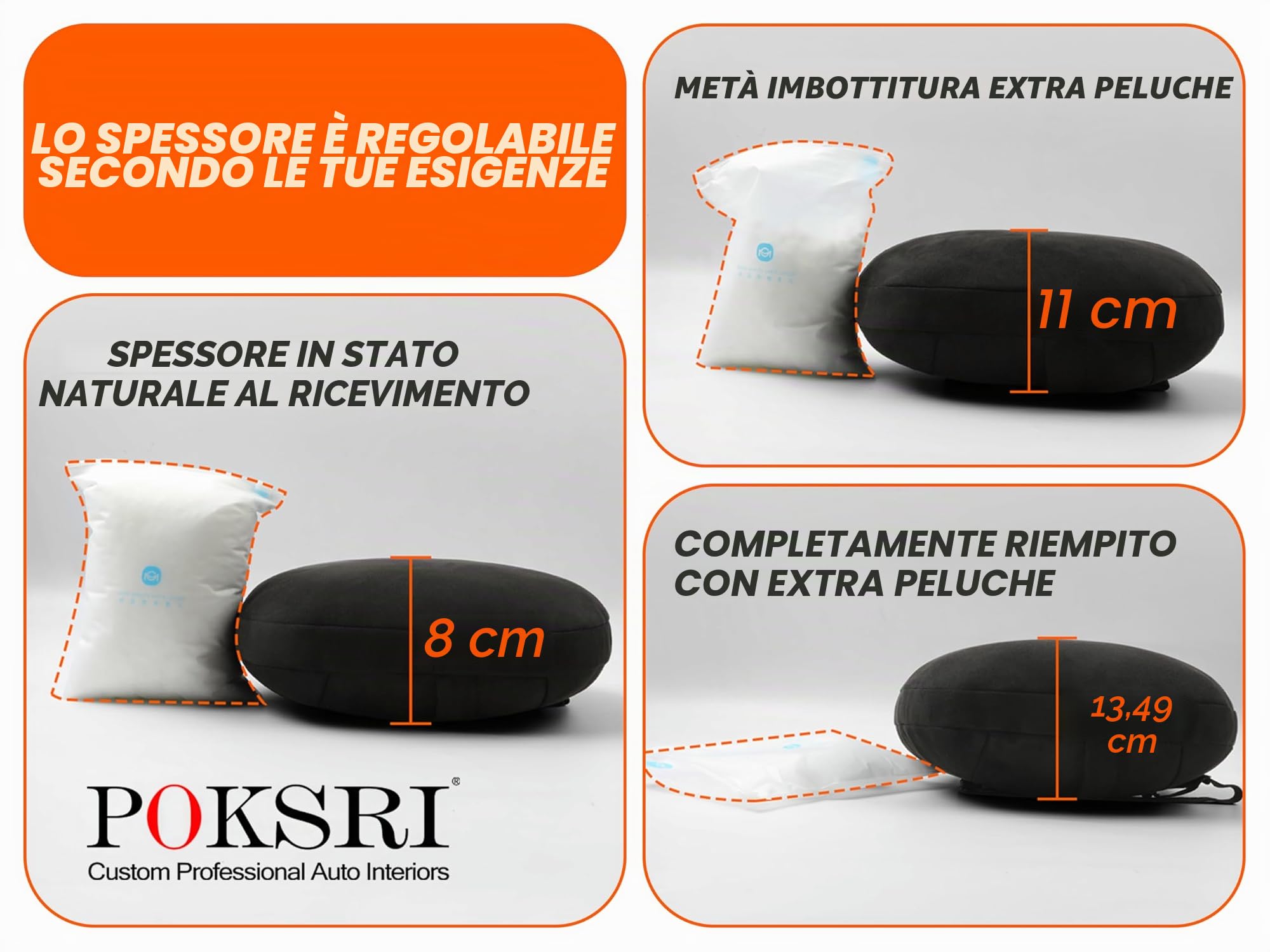 cuscino poggiatesta auto collo,Superfibra scamosciato,Supporto testa,Poliestere origine vegetale,30cmx19cm,Riempibile & regolabile Guidatore Veicolo Sedili(cuscino collo 2ps, nero)