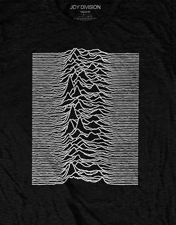 Joy Division Men's T-Shirt Unknown Pleasures Black