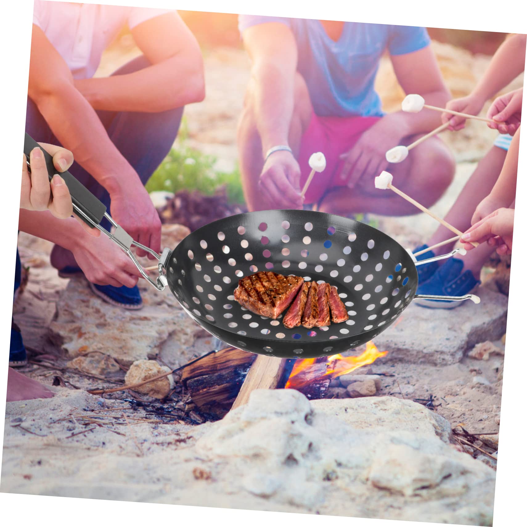 piastra grill teglia padella per barbecue pentola alla griglia forniture per grigliate griglia da campeggio bakeware Accessori mensola padella per grigliare vassoio ferro da stiro