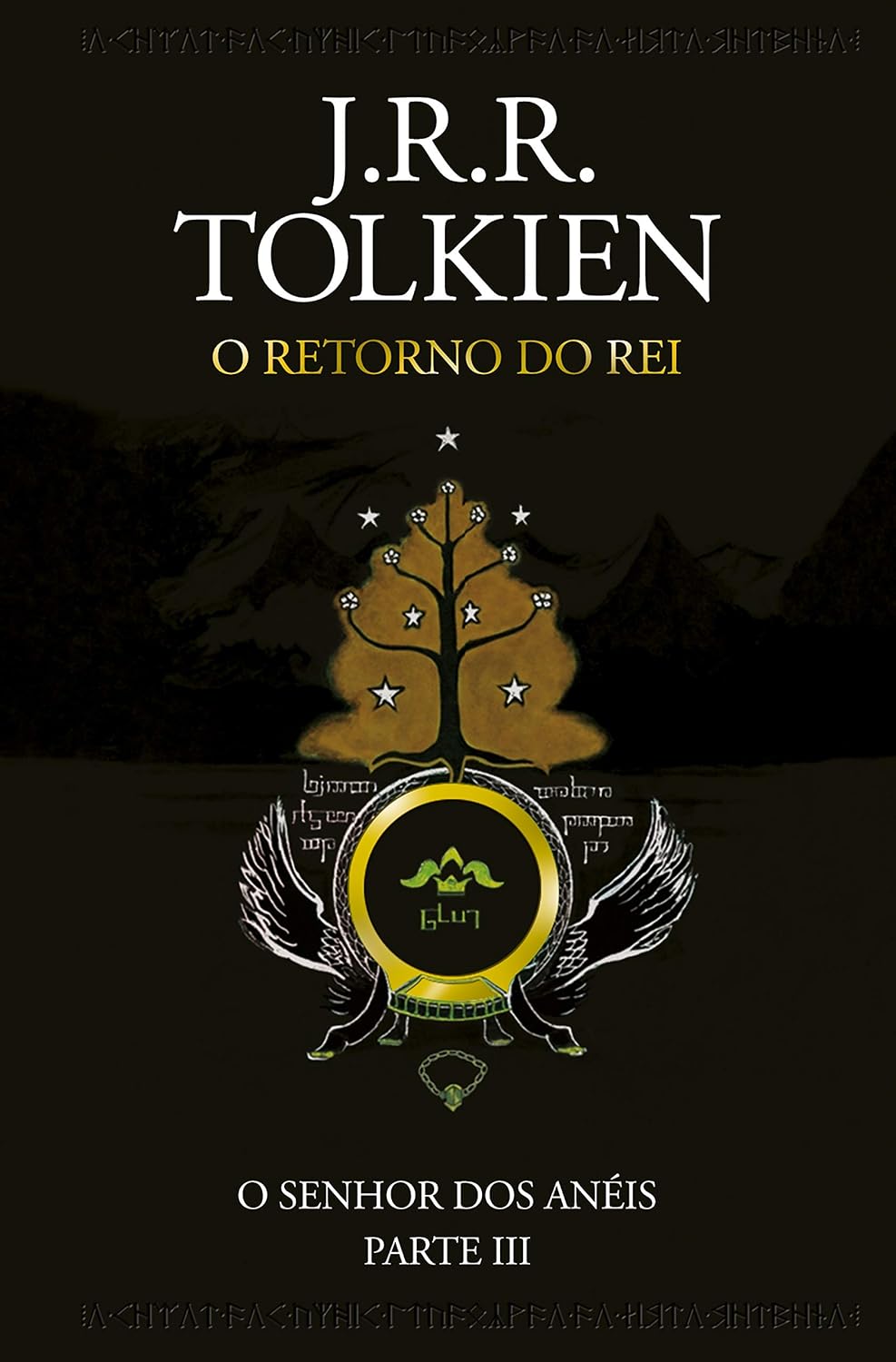 Capa do livro O Retorno do Rei, de J.R.R. Tolkien