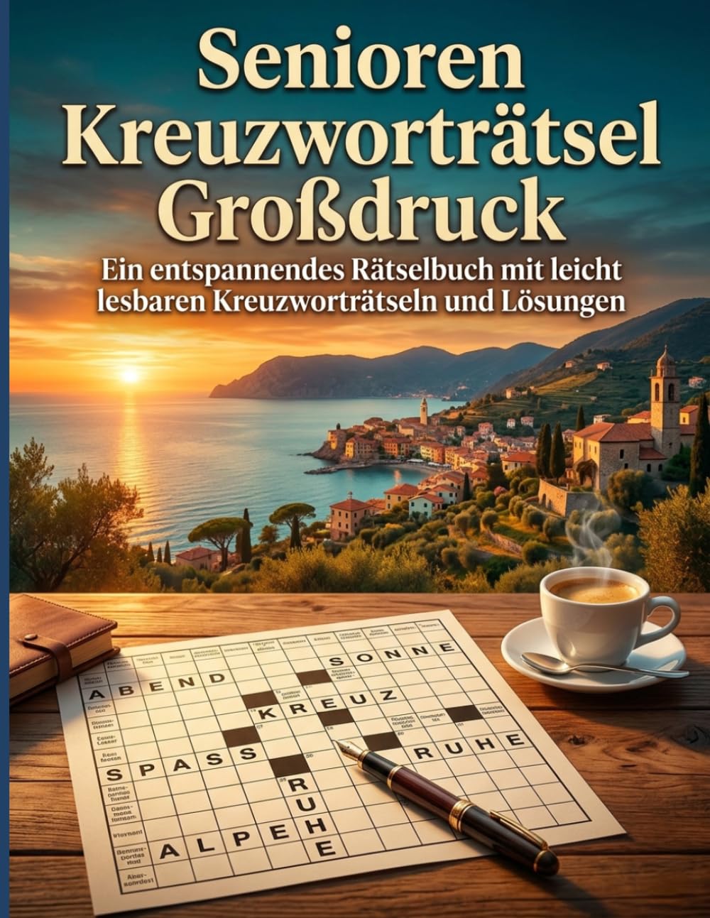 Senioren Kreuzworträtsel Großdruck: Ein entspannendes Rätselbuch mit leicht lesbaren Kreuzworträtseln und Lösungen