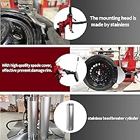 Vista 5 de KATOOL 2.0HP Cambiador de neumáticos Soplador de Talón Máquina Equilibradora de Ruedas Combo KT-T830+KT-B700 Máquina cambiadora de neumáticos