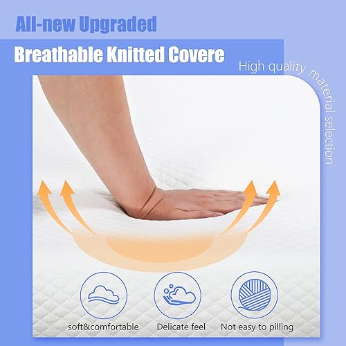 Miniatura 33 de PayLessHere - Colchón de espuma viscoelástica con gel, 6 pulgadas, tamaño queen, con certificación CertiPUR-US, sin fibra de vidrio, cama en una