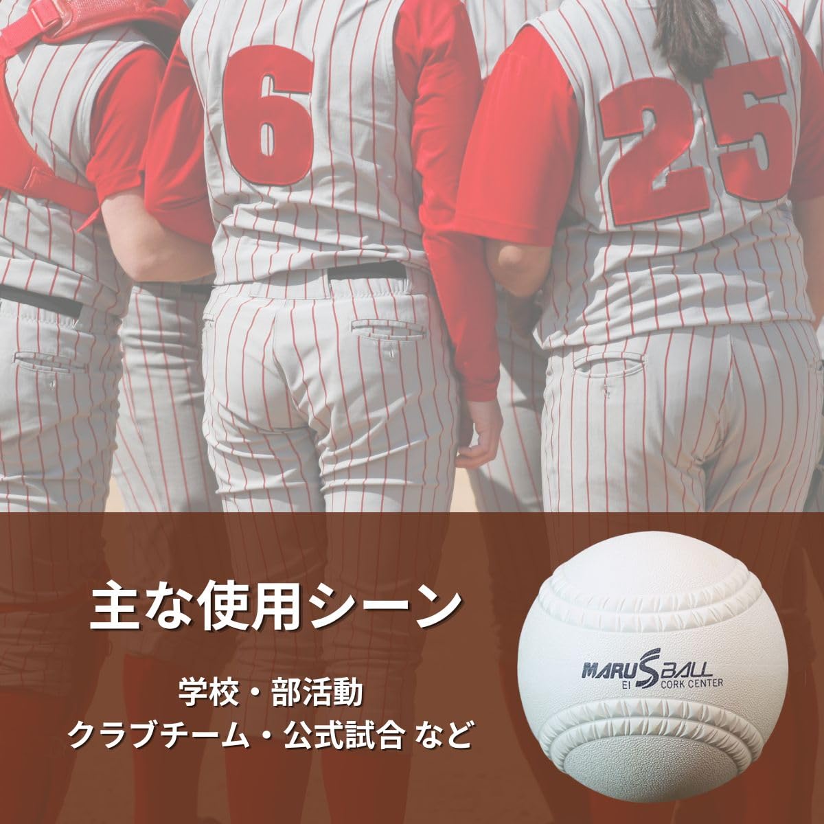 Amazon.co.jp: [マルエス]ソフトボール ボール 3号 試合球 25F 