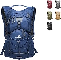 Vista 13 de Teton Oasis/Trailrunner Mochila de hidratación – Paquete de agua ligera con bolsa de 2L/3L para senderismo, correr, ciclismo, ciclismo – Tamaños