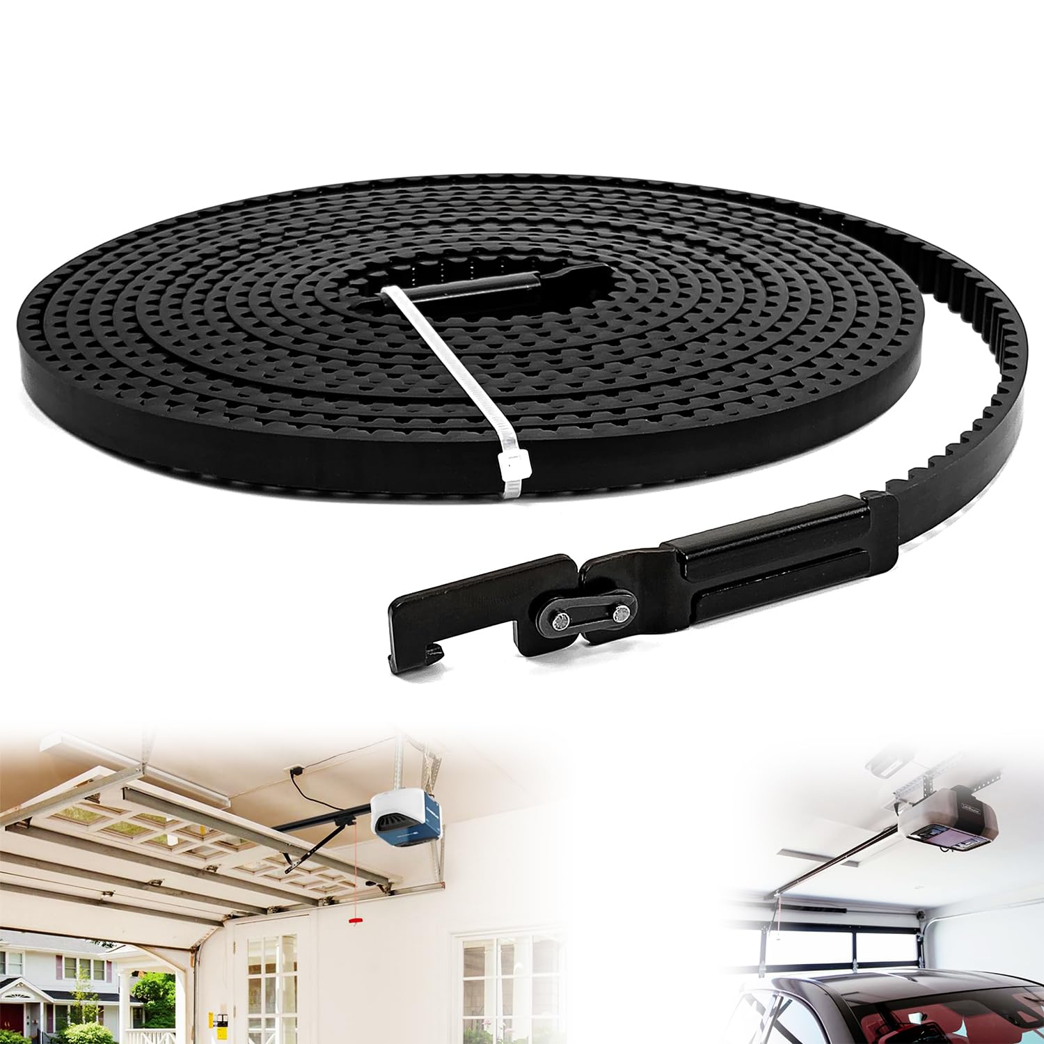 Upgraded 41A5434-13A Drive Belt, 41A5434-13 8FT Garage Door Opener Belt, Garage Door Opener Drive Belt Compatible with Liftmaster, 255 Inch Garage Door Replacement Drive Belt