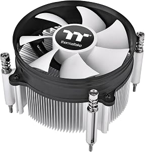 Thermaltake Gravity i3 Low-Profile-CPU-Cooler 90mm Fan LGA 1700-Socket PWM 1200~3500RPM Supports up to 95W 4 Pins
