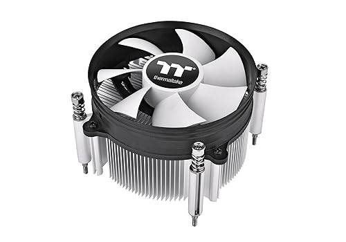 Vista 10 de Thermaltake Enfriador de CPU de 95W Gravity A2 para escritorio, 3.622 in 4-Pins PWM 1200 ~ 3500rpm Ventilador de enfriamiento de CPU de extrusión