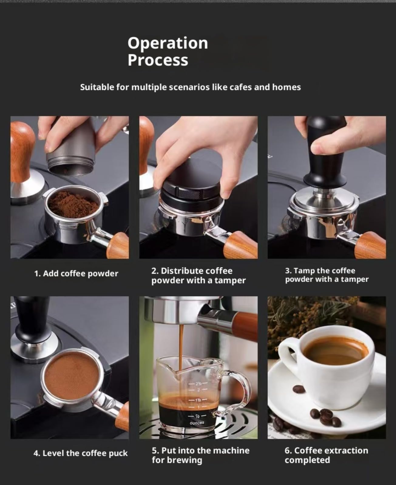 Portafiltro senza fondo da 51 mm, portafiltro professionale senza cestello filtro non pressurizzato, adatto per macchine da caffè espresso.