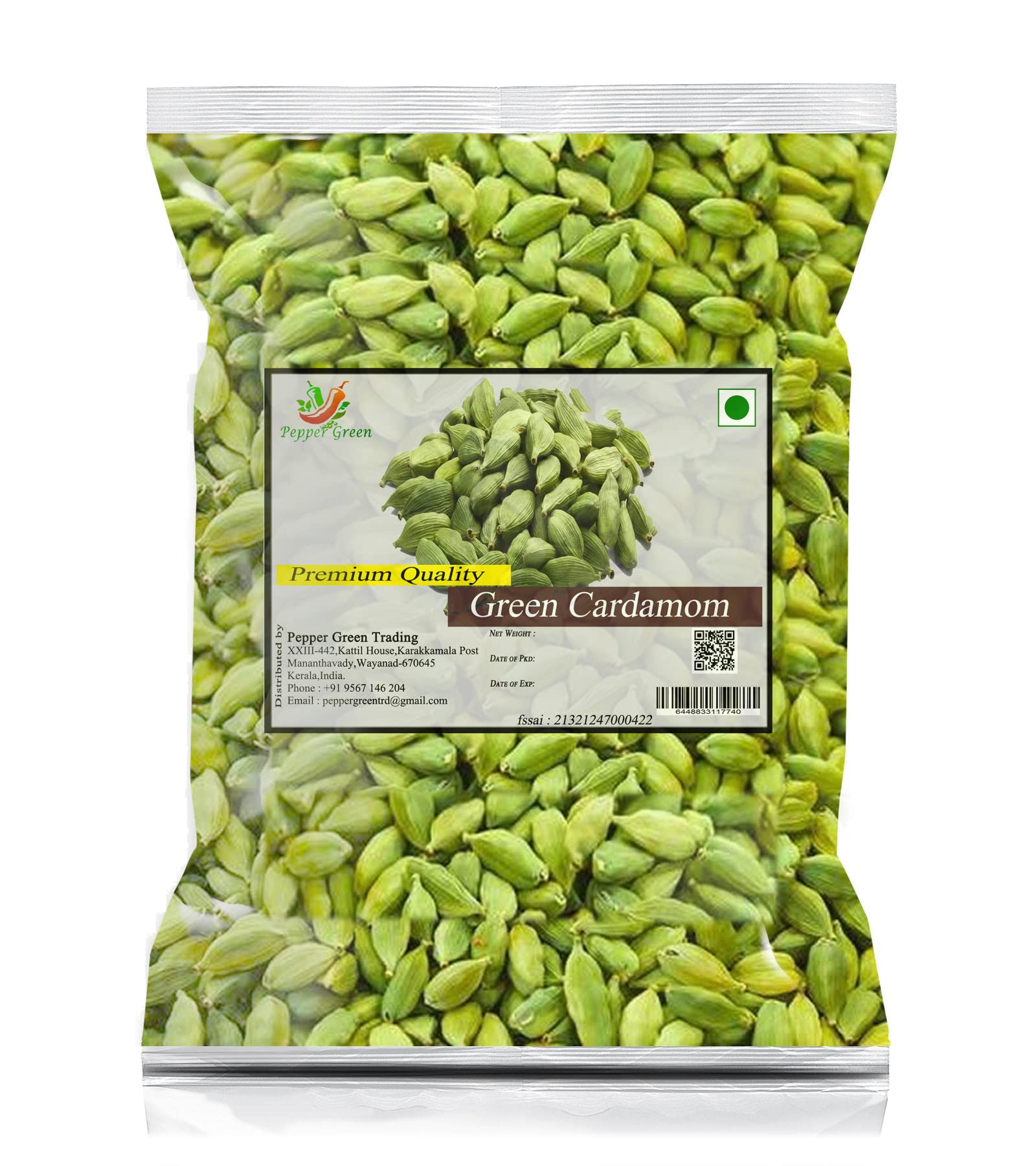 Pepper Green Mix size Kerala Green Cardamom 1.kg (Bulk Quality-40% 8 &7 MM) (B09MFKKK4J) Amazon Price History, Amazon Price Tracker