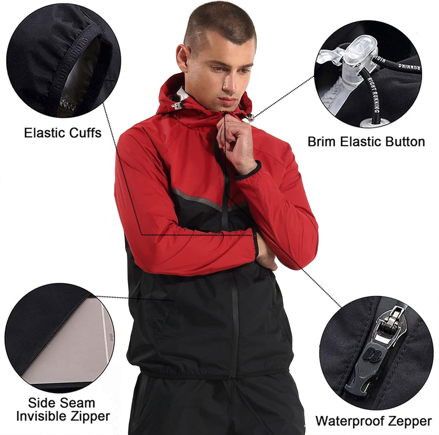 Plus size sauna jacket Clearance