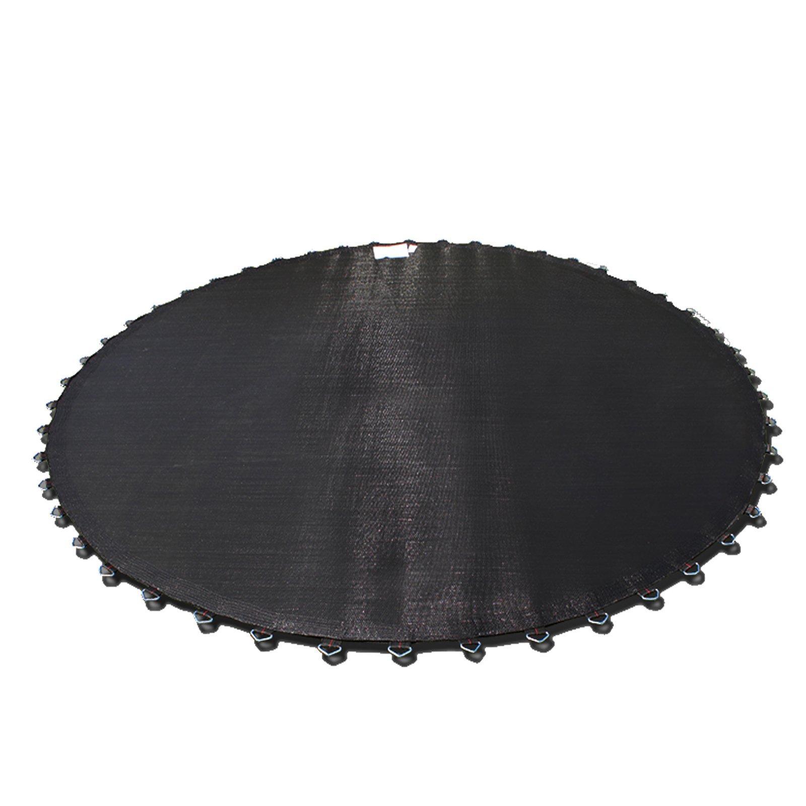 Sprungtuch für Trampolin, Sprungmatte mit Durchmesser 254 cm, für Ø 305 cm runde Trampoline, mit 64 Ösen für 17,8 Lange Federn, Trampolinzubehör inkl. Federspanner UV-beständig & reißfest