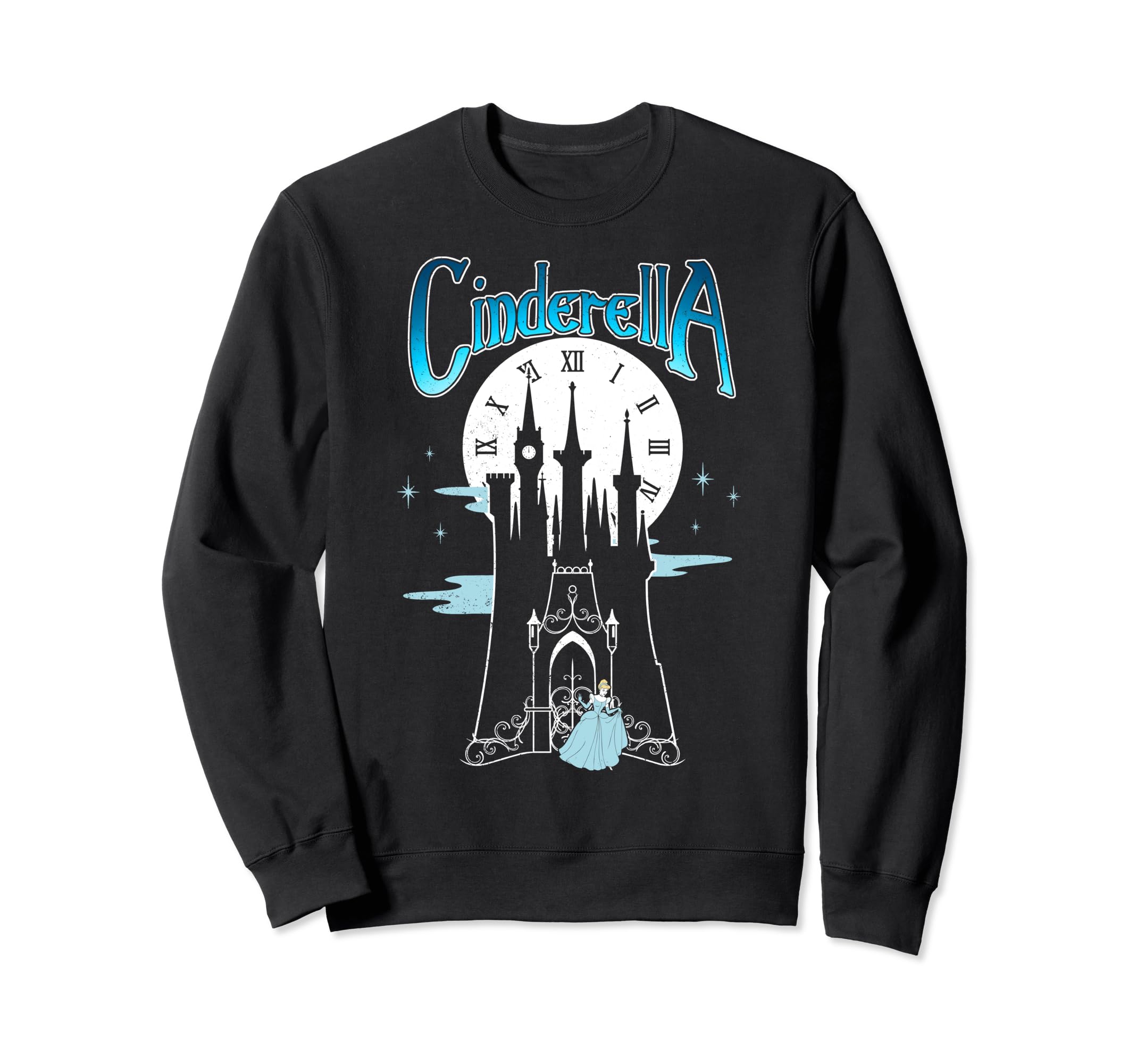 Sweat Disney Cendrillon pull chaud contre le froid style château de minuit